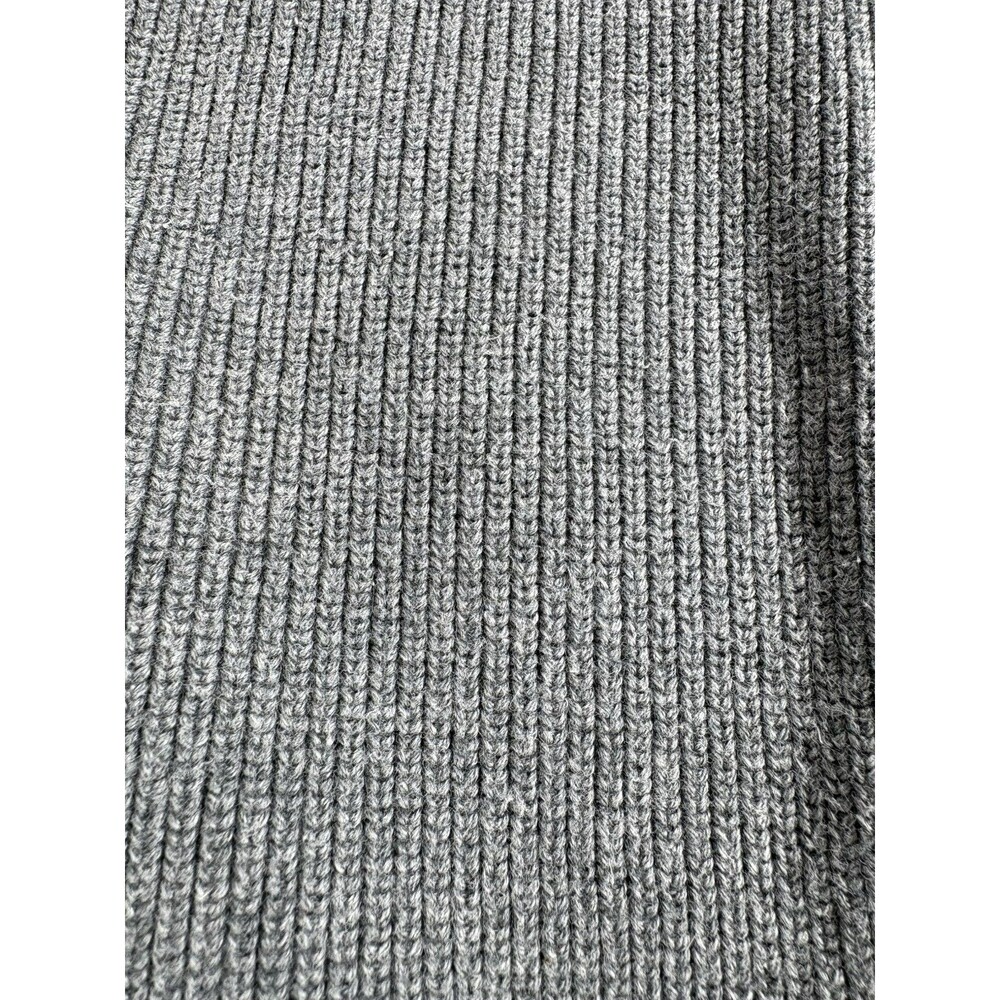 2 VTG Eddie Bauer Mens Knit Sweaters 2XL Tall Gray Pullover 100% Cotton Henley - Picture 10 of 13